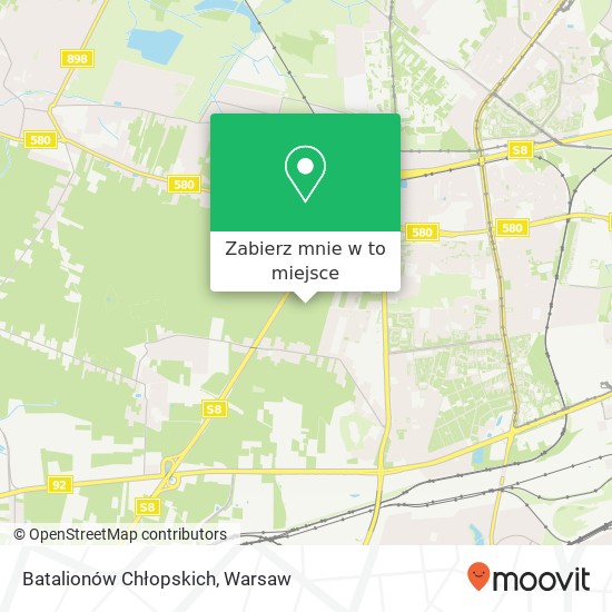 Mapa Batalionów Chłopskich