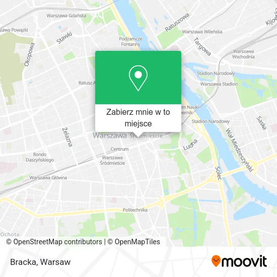 Mapa Bracka