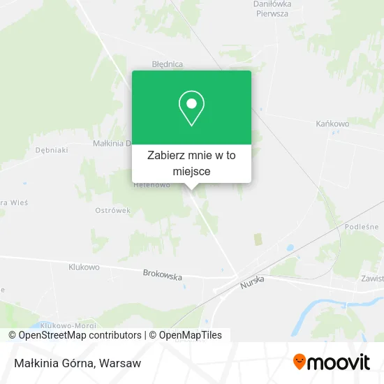 Mapa Małkinia Górna