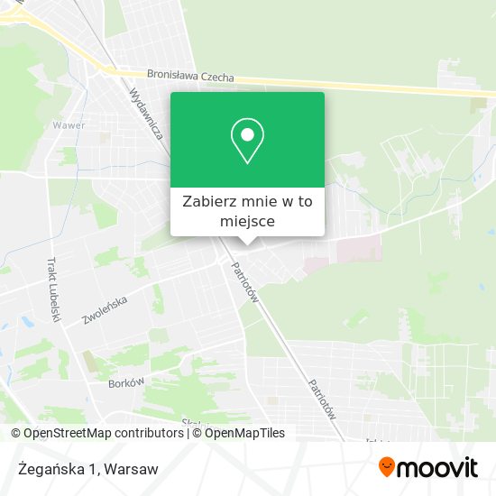 Mapa Żegańska 1