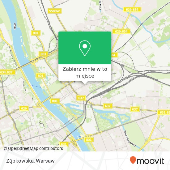 Mapa Ząbkowska