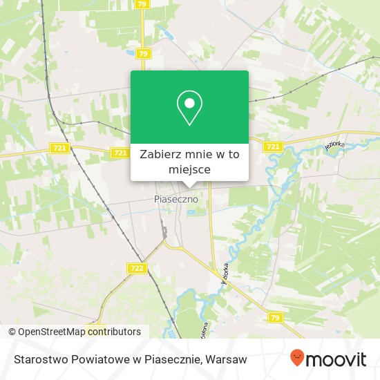 Mapa Starostwo Powiatowe w Piasecznie