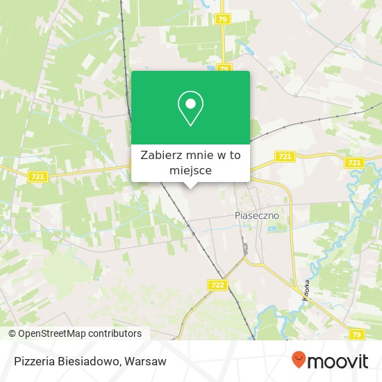 Mapa Pizzeria Biesiadowo