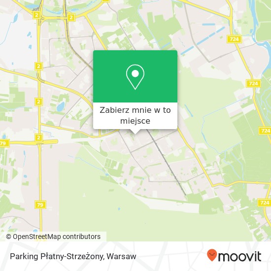 Mapa Parking Płatny-Strzeżony