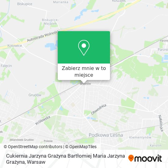 Mapa Cukiernia Jarzyna Grażyna Bartłomiej Maria Jarzyna Grażyna