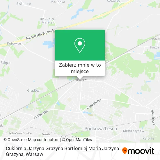 Mapa Cukiernia Jarzyna Grażyna Bartłomiej Maria Jarzyna Grażyna