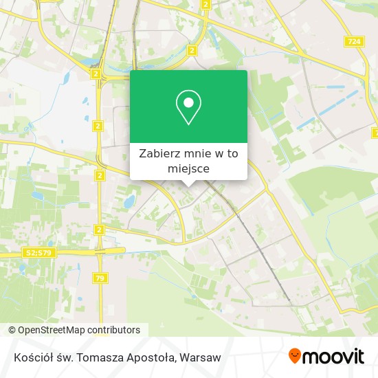 Mapa Kościół św. Tomasza Apostoła