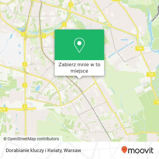 Mapa Dorabianie kluczy i Kwiaty