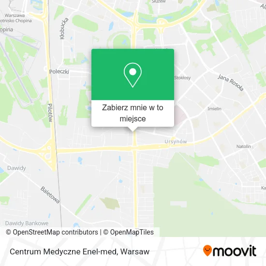 Mapa Centrum Medyczne Enel-med