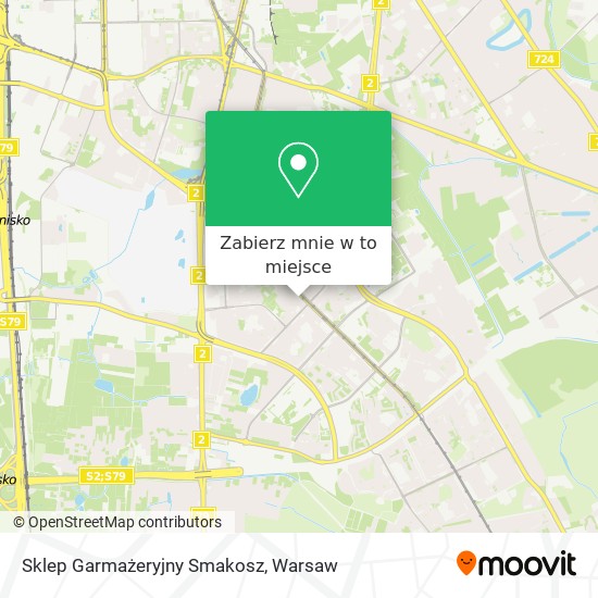 Mapa Sklep Garmażeryjny Smakosz