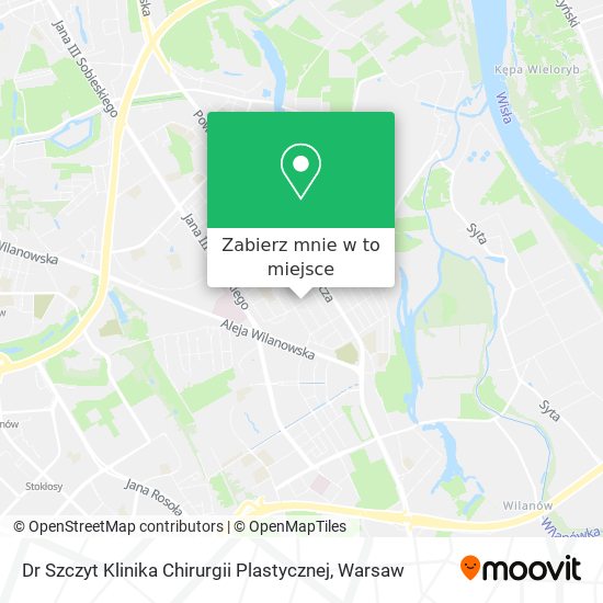 Mapa Dr Szczyt Klinika Chirurgii Plastycznej