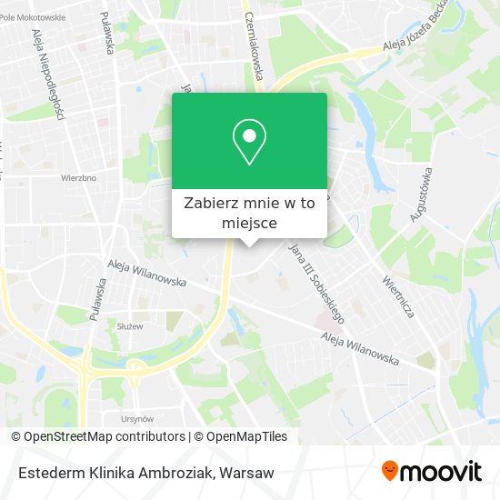 Mapa Estederm Klinika Ambroziak