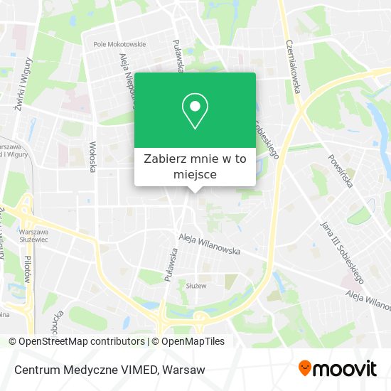 Mapa Centrum Medyczne VIMED