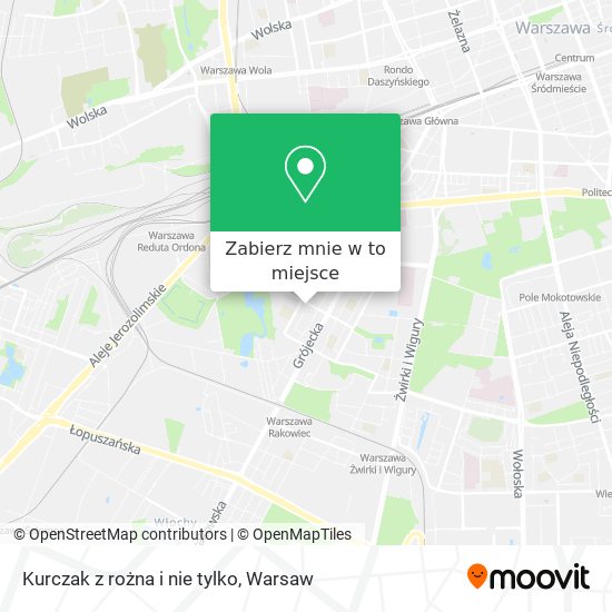 Mapa Kurczak z rożna i nie tylko