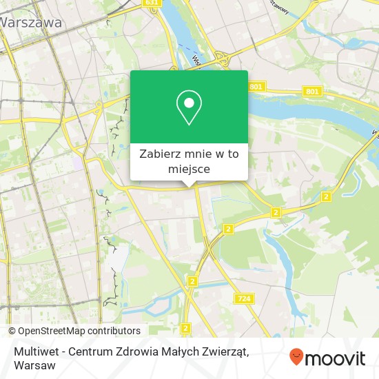 Mapa Multiwet - Centrum Zdrowia Małych Zwierząt