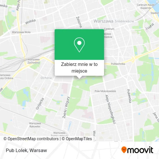 Mapa Pub Lolek