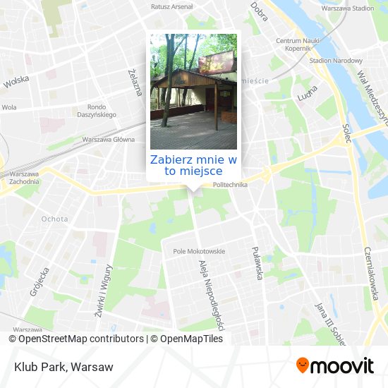 Mapa Klub Park