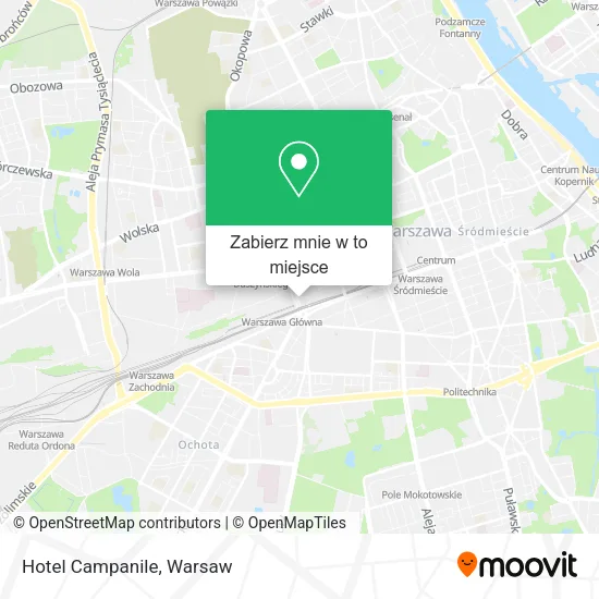 Mapa Hotel Campanile