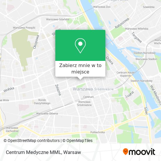 Mapa Centrum Medyczne MML