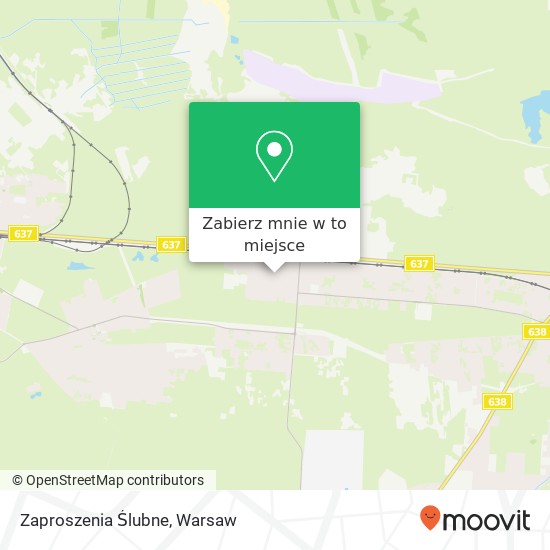 Mapa Zaproszenia Ślubne