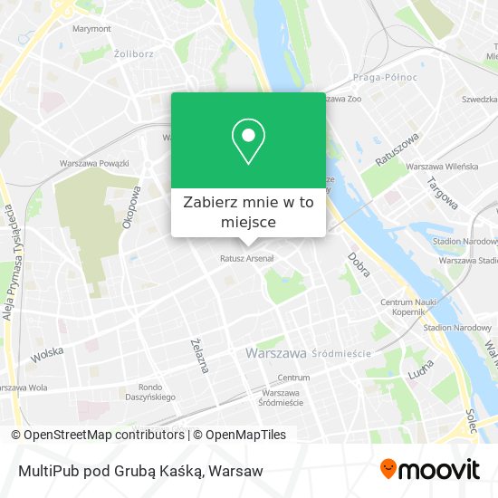 Mapa MultiPub pod Grubą Kaśką