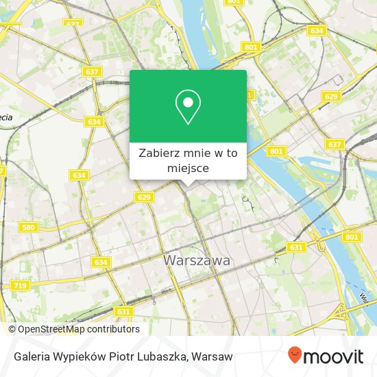 Mapa Galeria Wypieków Piotr Lubaszka