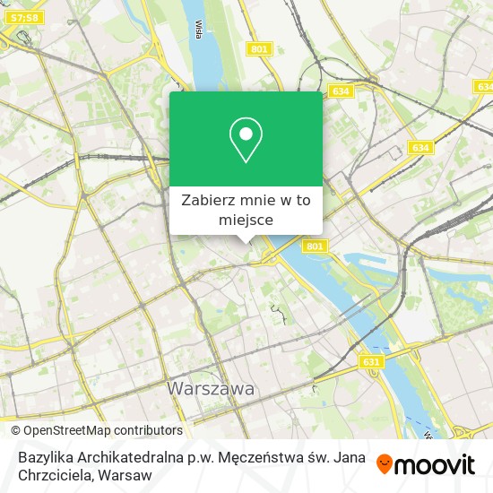 Mapa Bazylika Archikatedralna p.w. Męczeństwa św. Jana Chrzciciela