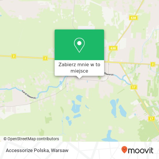 Mapa Accessorize Polska