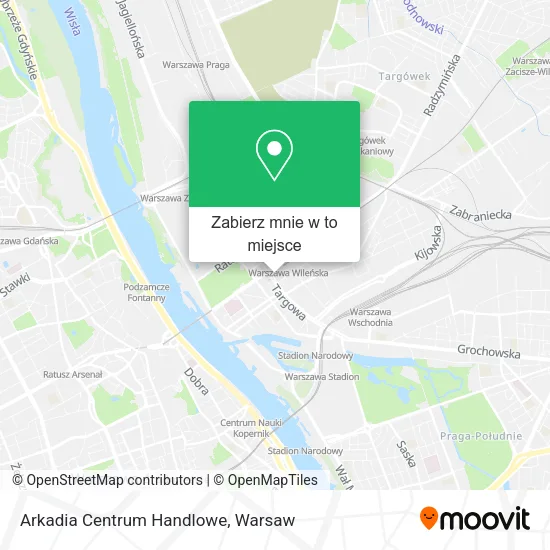 Mapa Arkadia Centrum Handlowe