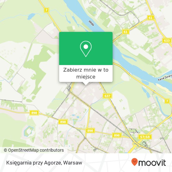 Mapa Księgarnia przy Agorze