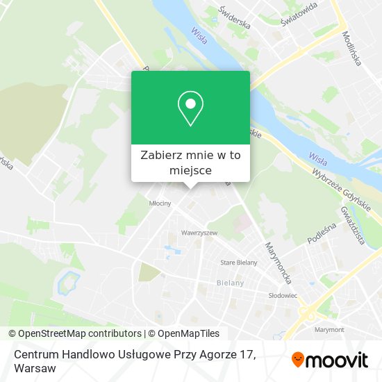 Mapa Centrum Handlowo Usługowe Przy Agorze 17