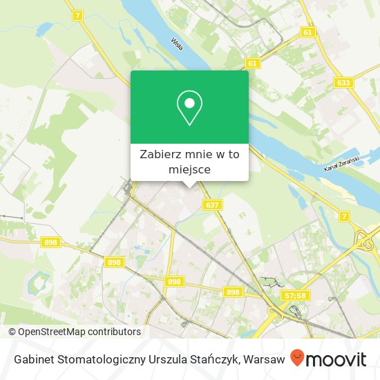 Mapa Gabinet Stomatologiczny Urszula Stańczyk