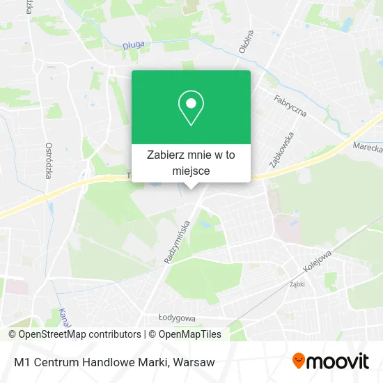 Mapa M1 Centrum Handlowe Marki