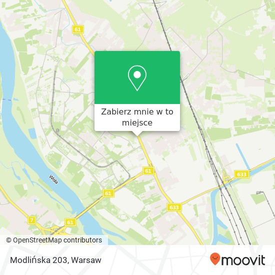 Mapa Modlińska 203