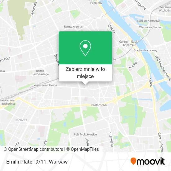 Mapa Emilii Plater 9/11