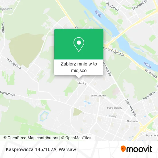 Mapa Kasprowicza 145/107A