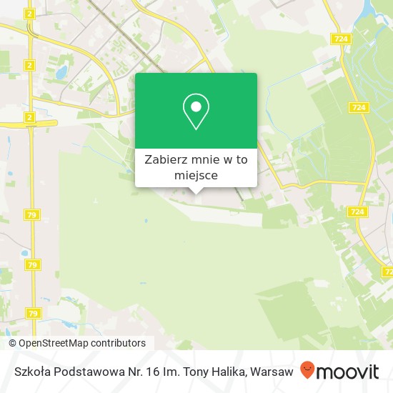 Mapa Szkoła Podstawowa Nr. 16 Im. Tony Halika