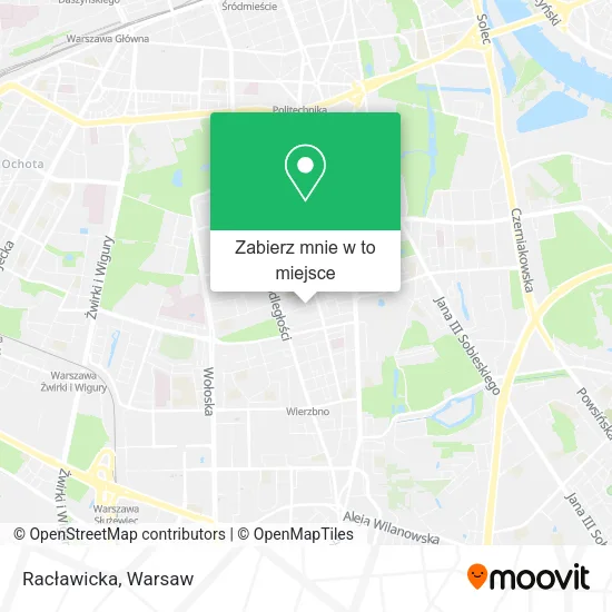 Mapa Racławicka