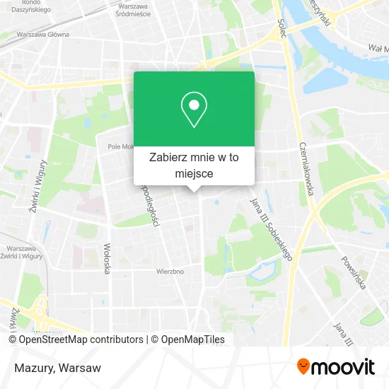 Mapa Mazury