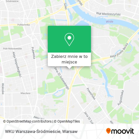 Mapa WKU Warszawa-Śródmieście