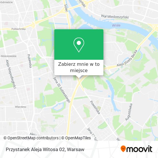 Mapa Przystanek Aleja Witosa 02