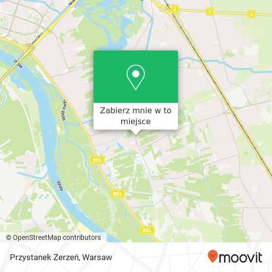 Mapa Przystanek Zerzeń