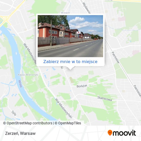 Mapa Zerzeń