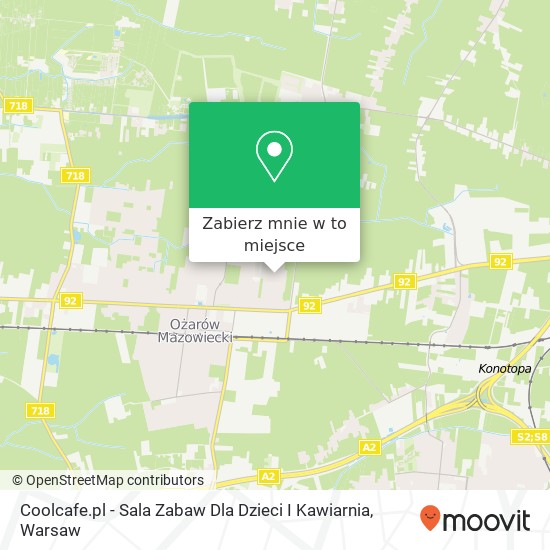 Mapa Coolcafe.pl - Sala Zabaw Dla Dzieci I Kawiarnia