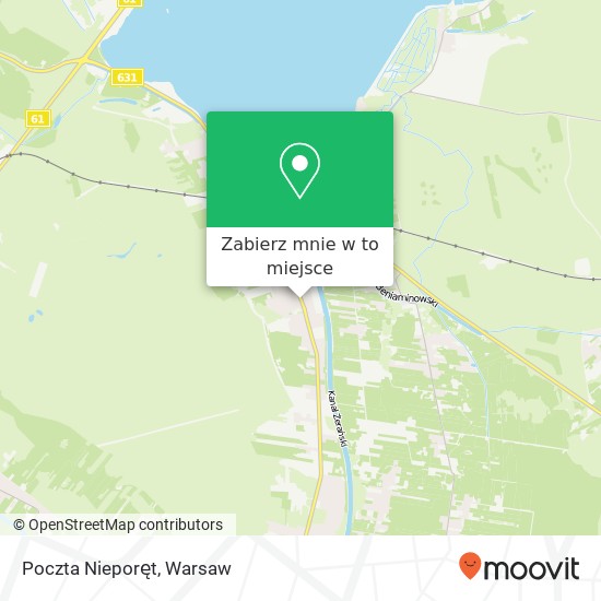 Mapa Poczta Nieporęt