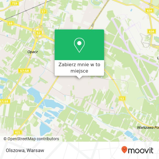 Mapa Olszowa