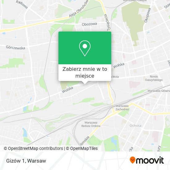 Mapa Gizów 1