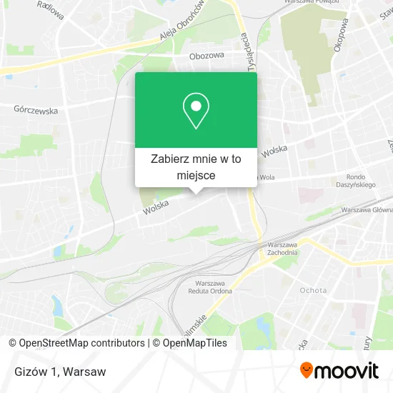 Mapa Gizów 1