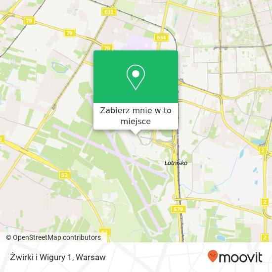 Mapa Żwirki i Wigury 1