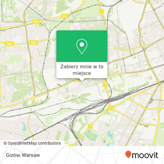 Mapa Gizów